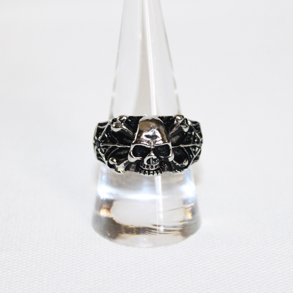 Skull Ring, Stainless Steel